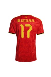 Belgia Charles De Ketelaere #17 Jalkapallovaatteet Kotipaita MM-kisat 2026 Lyhythihainen